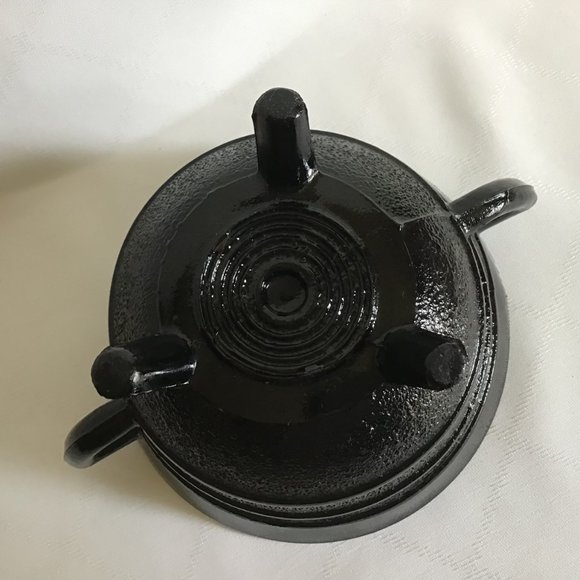 Vintage Black Amethyst Ebony Bowl Scrying/Gazing Bowl - Picture 4 of 8